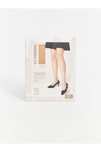 LC Waikiki New Season 15 Denier Shiny Women's Pantyhose - S44938Z8
