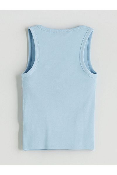 LC Waikiki Tricou pentru femei cu decolteu în U de sezon nou - S5PU79Z8