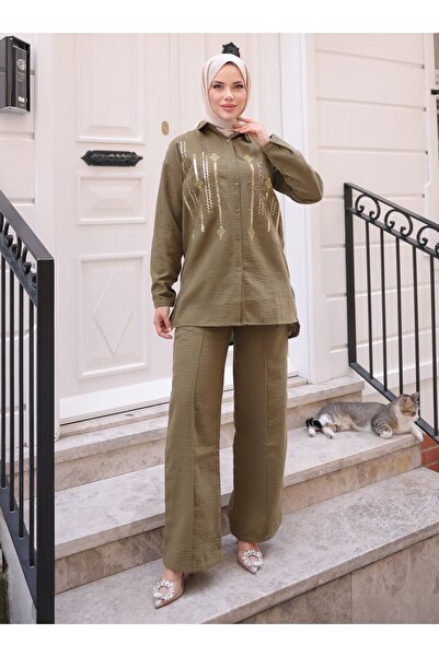 SAHRA BUTİK البدلة - كاكي - بوتيك الصحراء