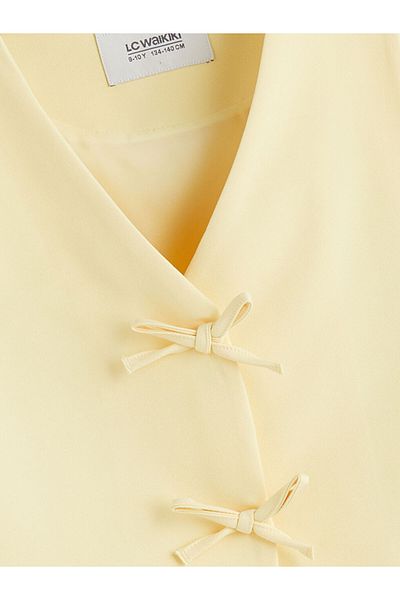 LC Waikiki New Season Bow Detailed Girls Classic Vest - S5Qe84Z4