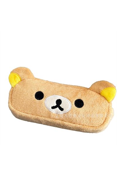 Hasbro Rilakkuma Kawaii Rilakkuma Pencil Cases For Kids Girls Cute Cartoon Bear Pencil Pouch Organizer Pen