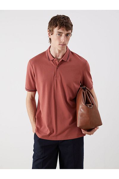 LC Waikiki Νέα σεζόν Polo Neck Pique Ανδρικό Tisort - S5FG49Z8