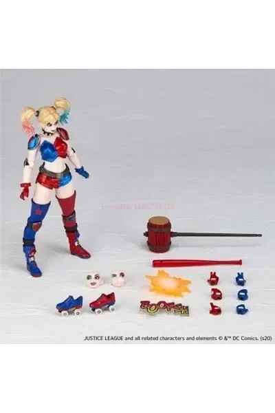 Choice With Box Harley Quinn 15cm Harley Quinn Action Figure Yamaguchi Harley Quinn Joker Joint Movable Fig