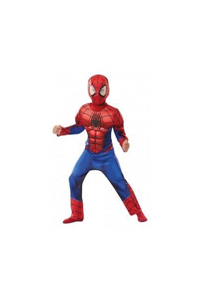 Marvel Deluxe Spiderman costume with muscles 98-104 cm 3-4 years