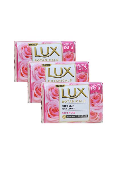 LUX Lux Soft Rose Soap 110g 3 pieces