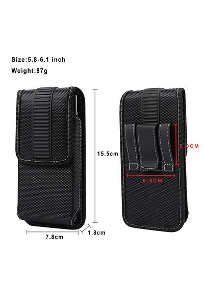 Choice 5.8-6.1 inch Universal Mobile Phone Waist Bag For iPhone 15 14 13 12 Pro Max Samsung Xiaomi Huawei E