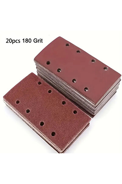 Choice3 20 قطعة من ورق الصنفرة المستطيل الممتاز ذو الحبيبات 180، 20 قطعة من و...