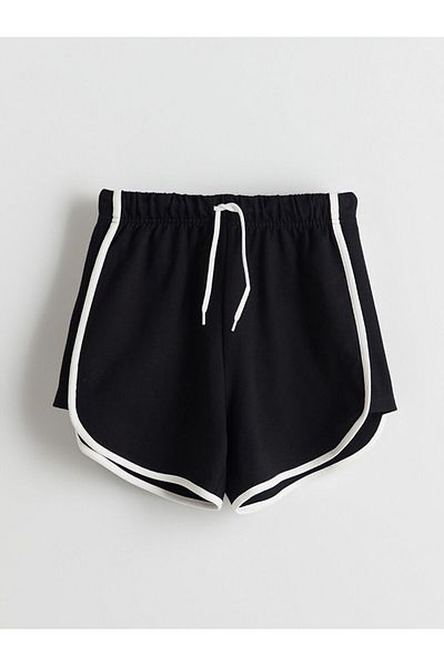 LC Waikiki Fuchsia Elastic Waist Girl's Shorts