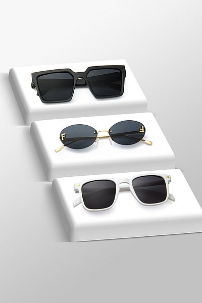 ModaLucci SET OF 3 SUNGLASSES