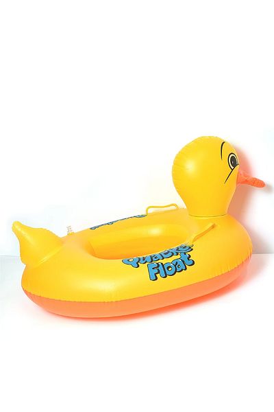 rexa Inflatable Duck-Shaped Quacke Float for Kids Aged 3+ Years