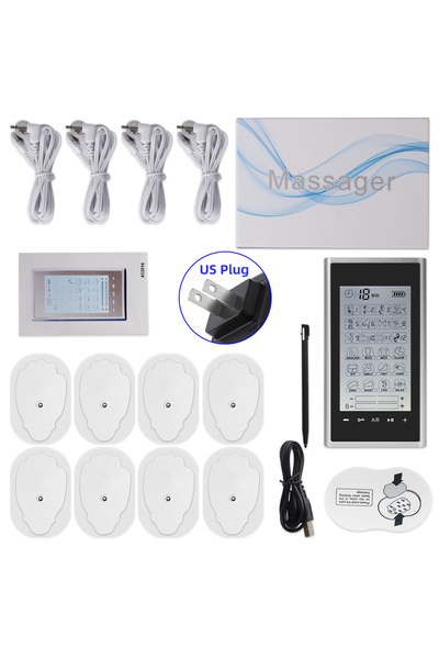 Choice1 قابس أمريكي، 4 قنوات إخراج، 24 وضعًا، EMS كهربائي، تحفيز عضلي احترافي...