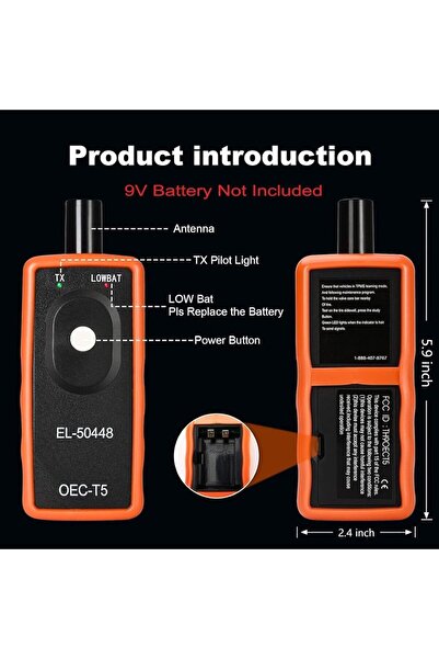 Choice مستشعر كشف ضغط إطارات السيارات EL-50448 OEC-T5 نظام مراقبة ضغط الإطارات Opel/GM...