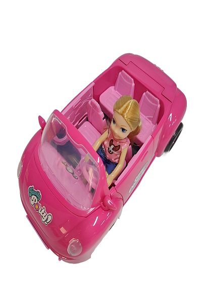 rexa Pop Pink Cabriolet – Stylish Convertible Toy Car for Kids with Fun Design