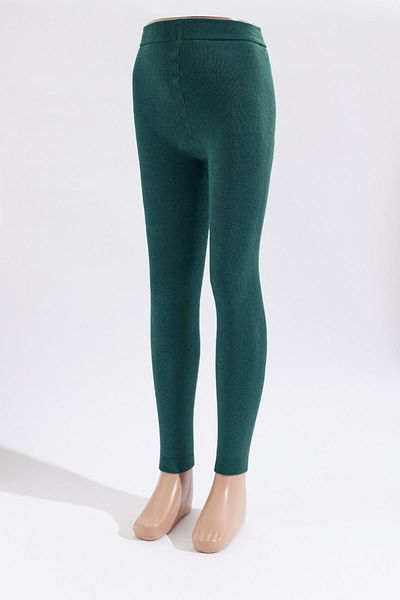 Katia&Bony Leggings pentru copii cu prosop în interior Verde smarald