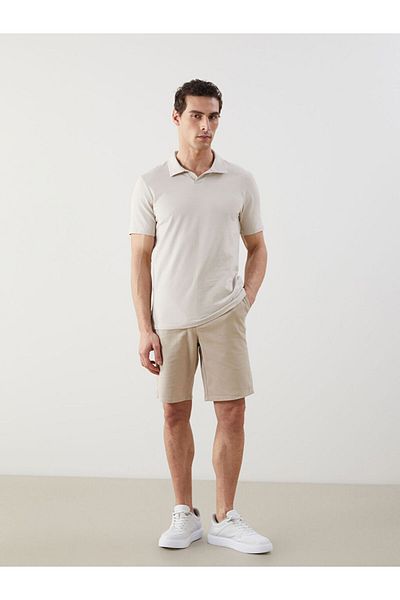 LC Waikiki Νέα σεζόν Polo Collar Short Sleeve Ανδρικό Tisort - S5FF57Z8
