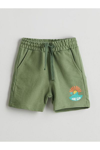 LC Waikiki New Season Printed Boys' Shorts with Elastic Waist - S5Ki98Z1