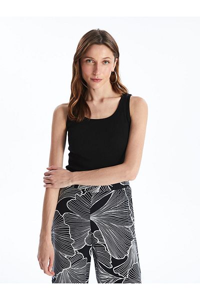 LC Waikiki Women's U-Neck Plain Undershirt
