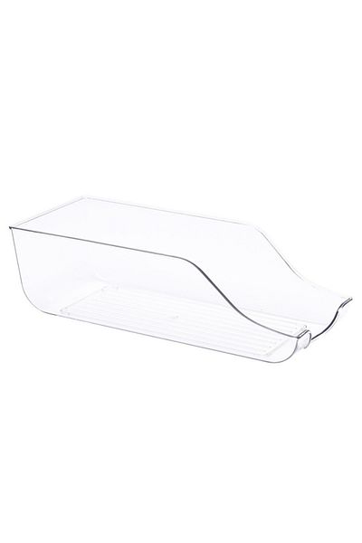 Choice One piece Home refrigerator storage box popular PET large capacity storage basket, beverage cola bee