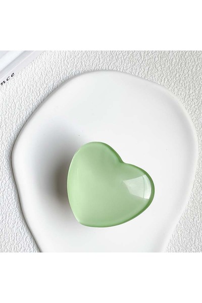 Choice حامل هاتف P188-06 بسيط بخمسة ألوان على شكل حب، مصنوع من مادة غاز شفافة...