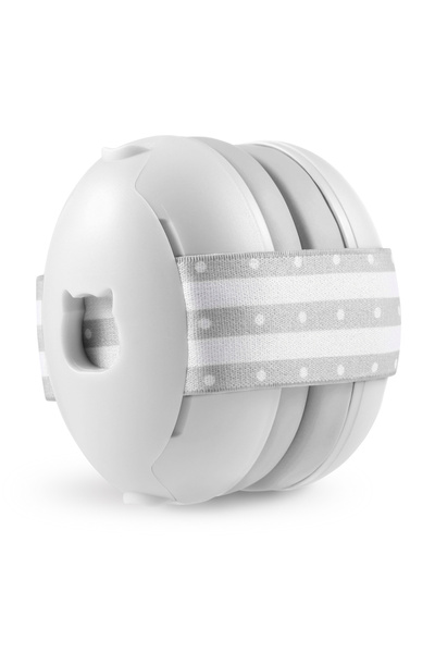 Choice سماعات أذن للأطفال الرضع K10 بيضاء اللون مزودة بخاصية إلغاء الضوضاء وت...