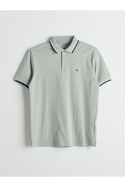 LC Waikiki Νέα σεζόν Polo Neck Pique Ανδρικό Tisort - S5FR01Z8