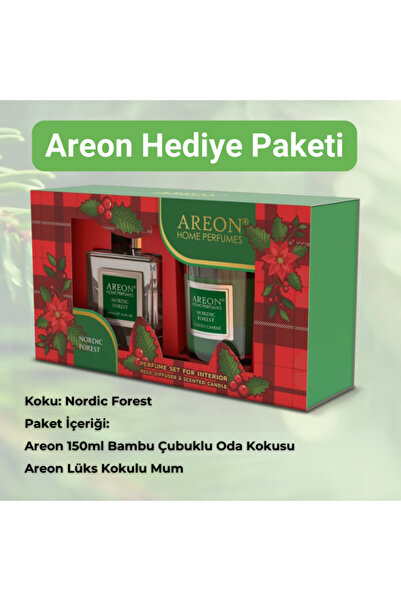 Areon Nordic Forest Oda Kokusu Hediye Paketi