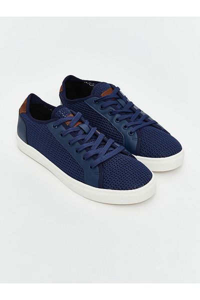 LC Waikiki Navy Blue Lace-Up Men's Sports Shoes