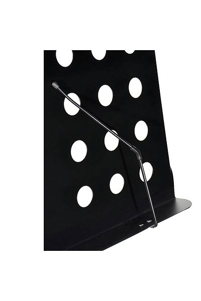 TurboVoice TMS140, stativ rezistent partituri orchestră, metal, negru