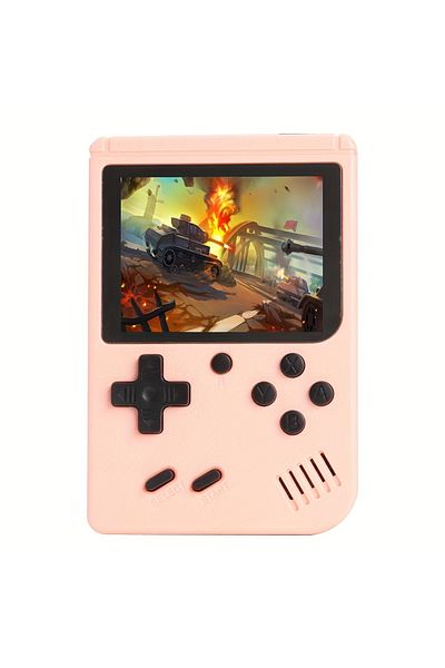 Choice Pink 2.4 Inch LCD Screen Retro Video Game Console Built-in 400 In Handheld Portable Game Console Chr