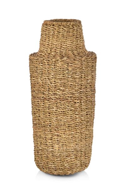 CasaLinda 60 cm Hasır Bombeli Vazo 17x27x60 cm 9061