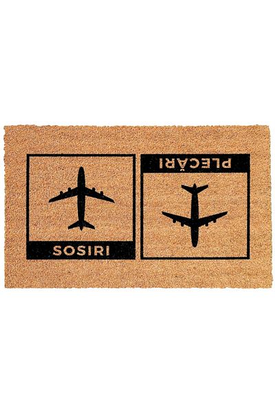OEM Personalized Entrance Mat with Airplanes - Departures, Arrivals, 40x60 cm