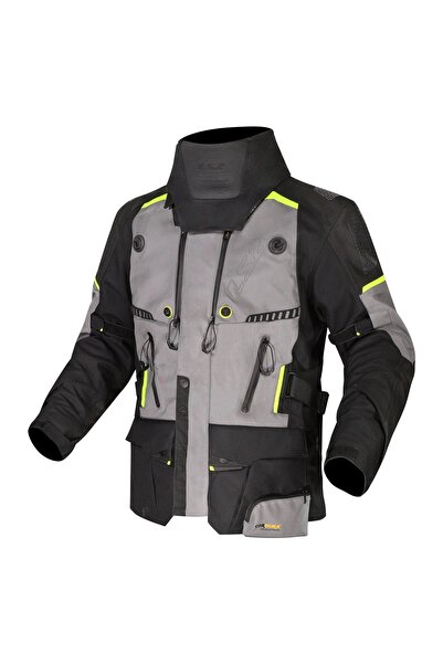 LS2 APOLLO MONT SİYAH-GRİ-NEON SARI