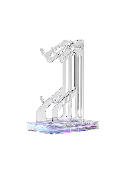 Choice RGB Double layer RGB Dual Game Controller Holder Acrylic Gamepad Handle Bracket Display For Switch P