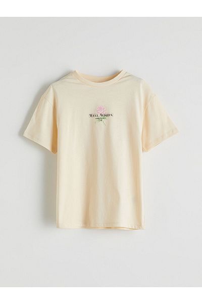 LC Waikiki New Season Crew Neck Girls' T-Shirt - S5Q622Z4
