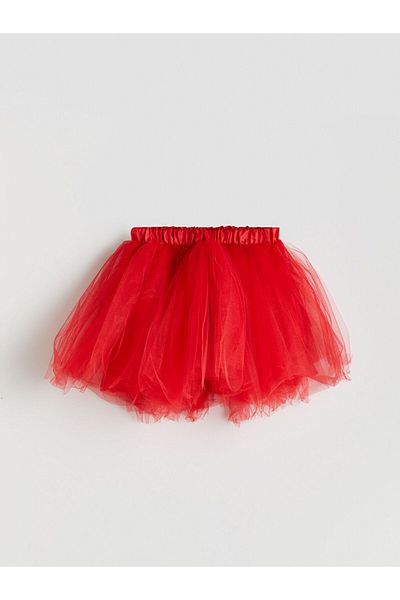 LC Waikiki New Season Girls' Skirt with Elastic Waist - S5Qr48Z1