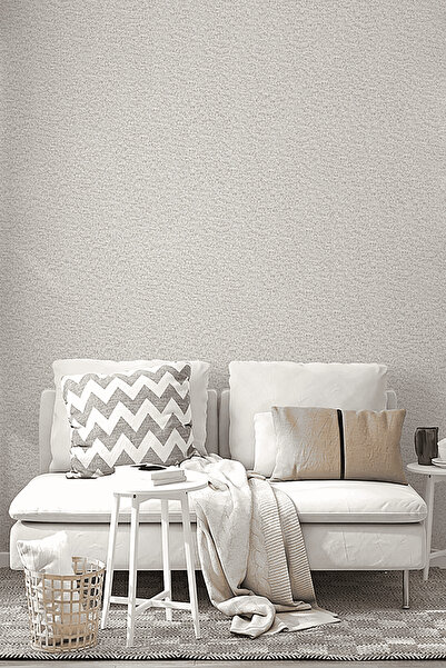 Home Gri Keten Desenli Kendinden Yapışkanlı Duvar Kağıdı / YDK-5