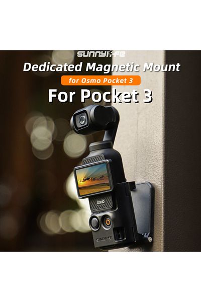 Choice Magnetic Mount For DJI Osmo Pocket 3 Accessories Kit Mount Storage Case Bag Screen Protector Camera