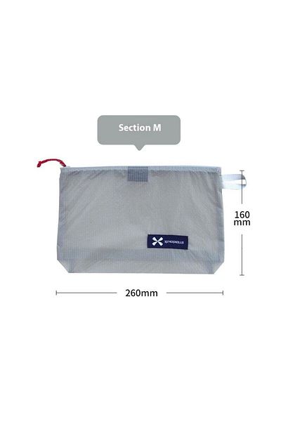 Choice M Light Grey XENOSMILUS Travel Clothes Organizer Passport Holder Toiletry Bag Waterproof Document Ba