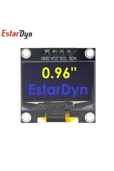 Choice Yellow Blue 4Pin ROHS Certification 0.96 inch Oled IIC Serial White OLED Display SSD1315 128X64 I2C