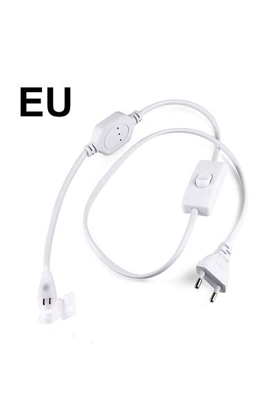 Choice 220V EU Plug 220V 110V COB LED Strip EU Plug US Plug LED Light Tape Clip Accessory