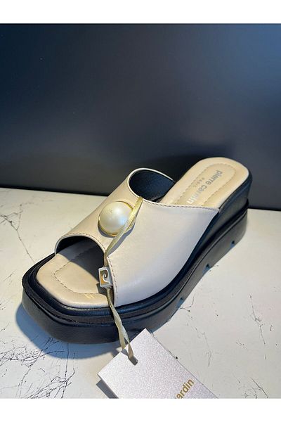 Pierre Cardin @ Pc-7529 Wedge Heel Slippers