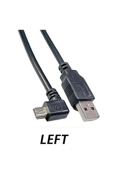 Choice 5m Left 90 degree elbow mini usb data line up and down left and right elbow T-port V3 mini miniusb c