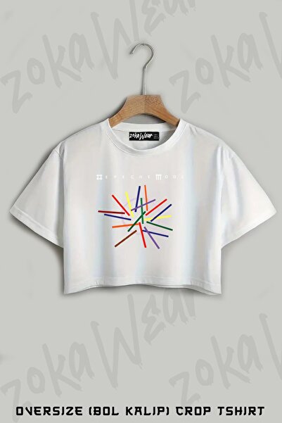 ZOKAWEAR Tricou oversize cu imprimeu Universe Depeche Mode