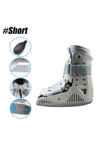 Choice L Short-1PCS Inflatable Walking Boot,Air Cam Walker Fracture Boot Orthopaedic Boot for Sprained,Air