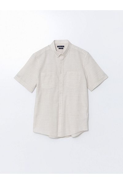 LC Waikiki Ανδρικό πουκάμισο με υφή New Season Regular Fit - S5JJ70Z8