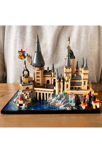 Choice No box Magic Wizardry Castle Micro Size Building Blocks Sets Gothic Architecture DIY Bricks Model Ki