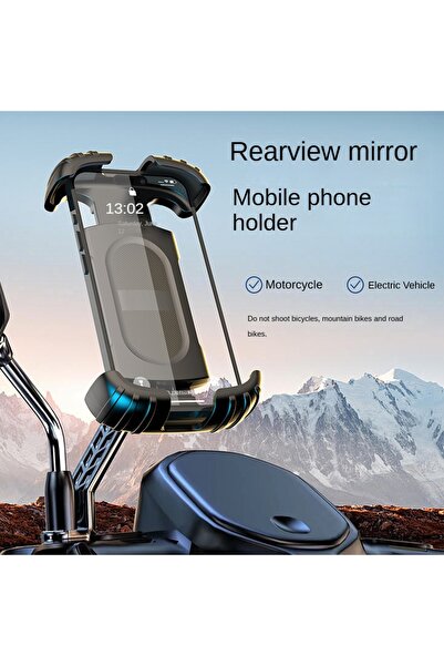 Choice مرآة الرؤية الخلفية للدراجات الجبلية، حجرة أمان الهاتف المحمول سهلة ال...