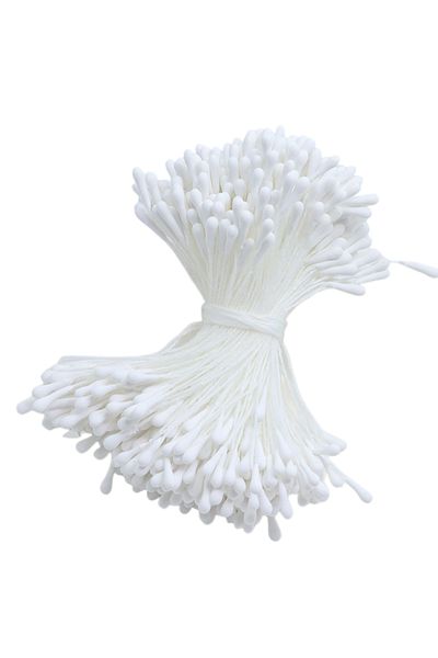 Choice White 400pcs 2mm Moulti Options Artificial Flower stamen Mini Pearl Floral pistil For Wedding Party