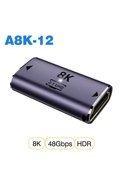 Choice 1 PCS A8K-12 HDMI2.1 UGOURD HDMI2.1 Cable Adapter mini micro hdmi to HDMI 2.1 Converter 48Gpbs 8K60H