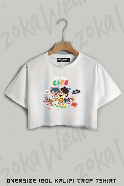 ZOKAWEAR Toca Boca, Toca Life Baby Tricou oversize cu imprimeu dintr-o bucată